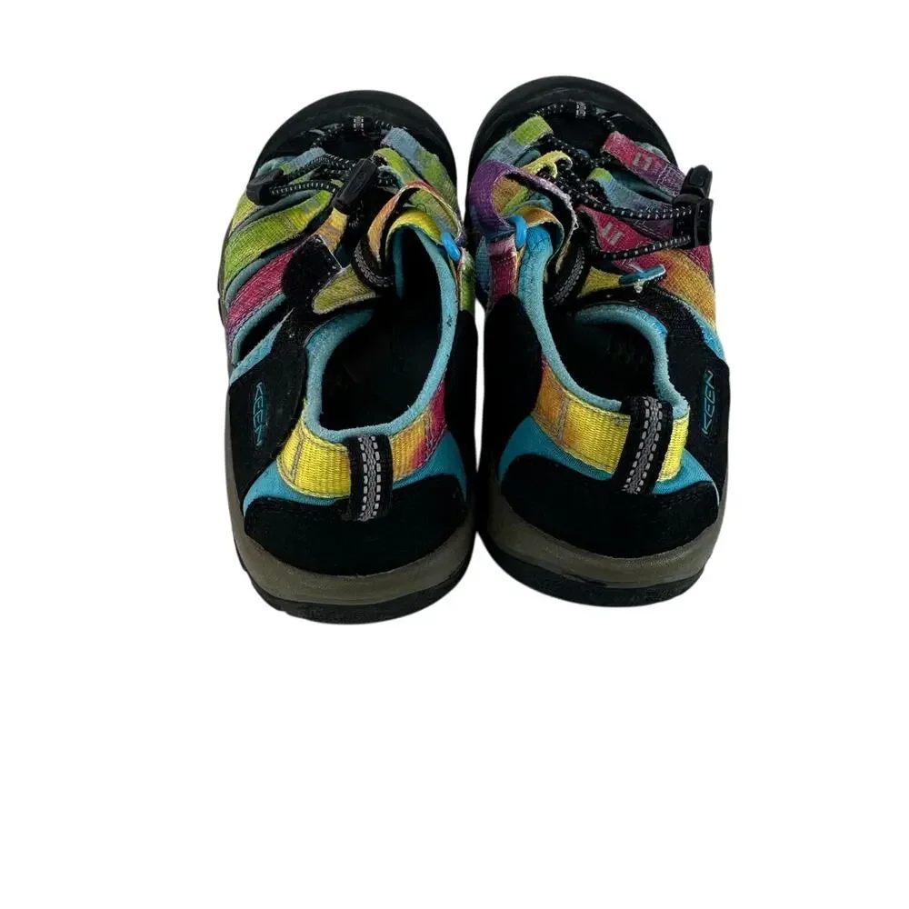 Keen kids rainbow waterproof sandals Size 3 Preowned